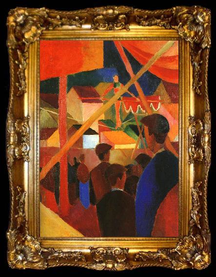 framed  August Macke Tightrope Walker, ta009-2